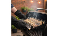 Wood Chip Smoking Basket Heat Resistant Flavoring Basket Large Capacity