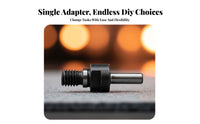 Drill to Grinder Adapter Versatile Polishing Pad Connecting Rod Polishing Disc Connecting Rod Easy Installation for Garage
