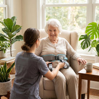 Transfer Belt with Support Straps Padded Walking Assistance Belt Breathable for Caregivers, Patients, Home Care, Rehabilitation