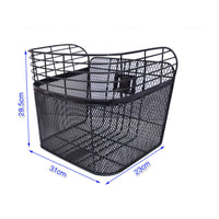 Long-Lasting Wire Mesh Bike Basket for Errands