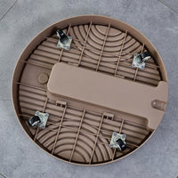 Flower Pot Stand with Swivel Casters, Resin Roller Tray and Plant Saucers with Water Reservoir, Heavy Duty Pot Stand for Indoor Garden
