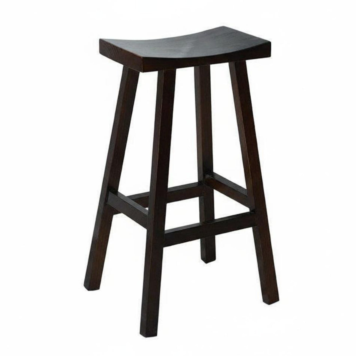 Backless Saddle Stool Minimalist Design Tavernstool Long-Lasting Frame for Cafe