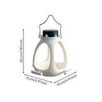 Ornamental Bird Feeder Waterproof Solar Bird Feeder Material Garden Decor for Outdoor