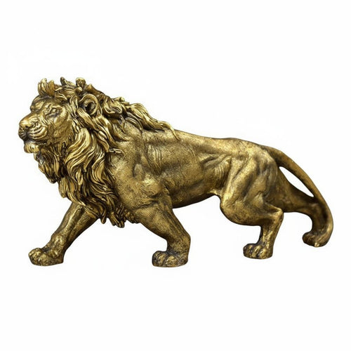Resin Lion Figurine Ornamental Ornament Collectible