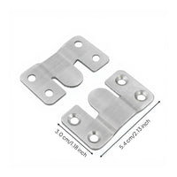 Stainless Steel Interlinking Picture Frame Hook, Wall Mount Connector, Stable Fastening Hardware for Mirrors, Furniture, Photo Picture Holder