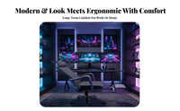 Ergonomic Recliner with Footrest Adjustable spine support Reclining Mesh Chair