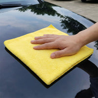40x40cm Microfibre Cloth for Car Polishing, Plush 300GSM Cleaning Cloths, High Absorbency for Wax and Crystal Coating Use