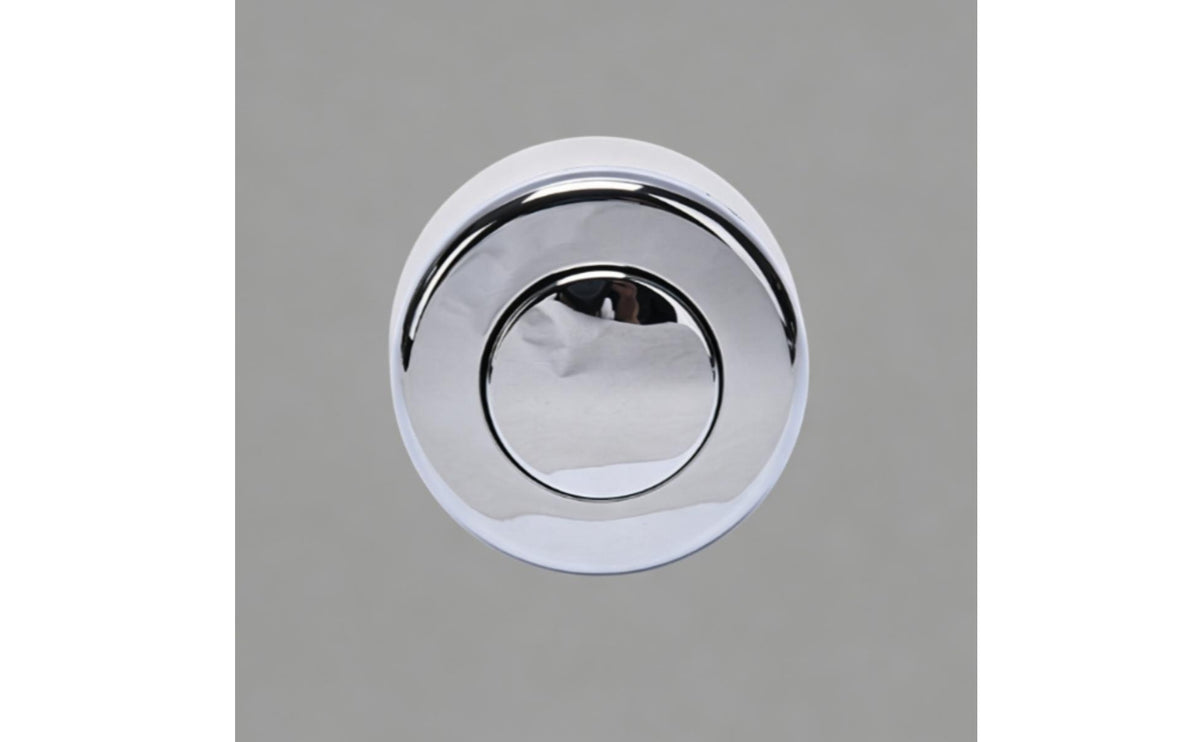 Chrome Plated Pneumatic Air Switch ABS Plastic Air Switch Button Stainless Steel Coil Momentary Push Button Valve Silicone Gasket