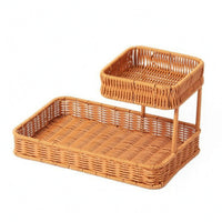 Wicker Snack Rack Handwoven Countertop Snack Basket airWeave