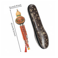 Gourd Flute Professional Grade Easy to Play Chinese Gourd Flute for Kids