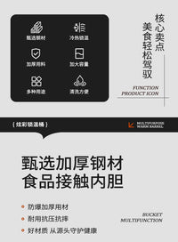 不锈钢保温桶摆摊出摊专用奶茶桶饭店商用大容量发泡保冷保热汤桶