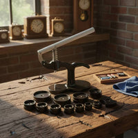 Watch Case Press with Watch Back Press Manual Back Case Closer for Watchmakers, Hobbyists, Home Workshop