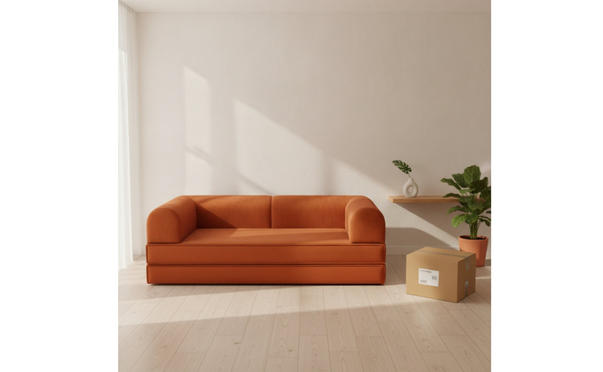 Convertible Sofa Bed Space-Saving Foldable Sofa Bed Compact Convertible Couch for Guests, Small Apartments, Guest Rooms, Living Room