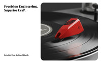 DJ Turntable Audio Pickup Mix and Scratch DJ Turntable Pickup Diamond Tip Spherical Record Playback Point for DJs, Turntablists