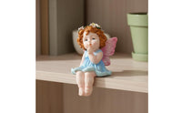 Flower Fairy Figurine Colorful Miniature Garden Fairy Charming Design
