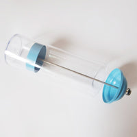 Straws Dispenser with Metal Rod Upright Straws Holder Container for Kitchen Counter