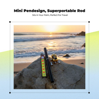 Portable Mini Fishing Rod, Telescopic Pole, Pond