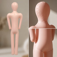Lifesize Inflatable Corpse Scary Inflatable Mannequin with Arms Waterproof Inflate Figure Portable for Halloween Party