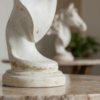 Horse Bust Sculpture Tabletop Display Home Decoration Realistic Details