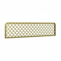 Restaurant Booth Divider Wrought Iron design Partition Screen Hollowed-patterned Design
