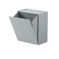 Wall-Mounted Storage Box Minimalist Storage Box with Flip-down Door
