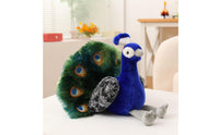 Peacock Soft Toy Soft Peacock Stuffed Animal Cute for Kids, Playroom