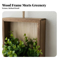 Nordic Design Wall Hanging Artificial Plant Low Maintenance Hanging Vine Wall Decor Realistic Look Elegant Design for Interior Decorators, Homeowners, Office Workers, Bedroom, Living Room, Hallway, Entryway