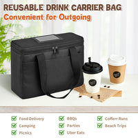 奶茶保温包外卖手提咖啡袋三杯装冷藏包保温箱冰袋Cold drink bag