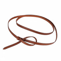 Leather Tie Belt Double Strap Belt Fashion Accessory for Dress