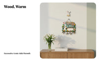 rabtouch Wall Hanger Easter Themed Hook Rack Flat 2D design for Entryway, Families