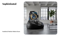 Oversized Teardrop Floor Lounger Giant Size adaptable Bean Bag Chair Relaxing Comfort Indoor Seating Full physique Support for Students, home enthusiasts, Balcony, Living Room, Lounge Area, perusing alcove