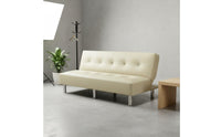 Foldable Sofa Bed Space Saving Modern Futon Couch High-Resilience Sponge Armless Sleeper Sofa for Small Apartment, Living Room, Office