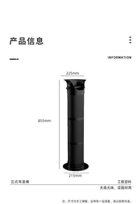 商用大容量拼接粉高渣桶咖啡机废渣盒立式长筒形粉渣盒吧台敲渣盒