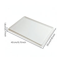 Food-Grade Batter Box Lid Rigid Pizza Batter Box Lid Wipe-Clean Tray Slim-Profile for Pizzaiolos, Bakers, Home Baking