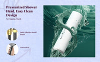 4-mode high-pressure handheld shower
