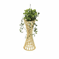 Metal Pot Stand Light Luxury Aesthetic Twisted Pedestal Stand Nordic Design