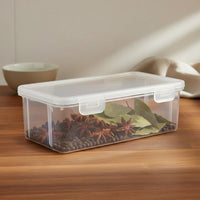 Transparent Seasoning Container Space Saving Clear Pantry Organizer Bin