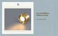 LED Brass Spotlight, Dimmable