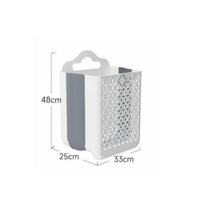 Wall-Mounted Laundry Hamper Space-Saving Foldable Hanging Hamper Easy to Install
