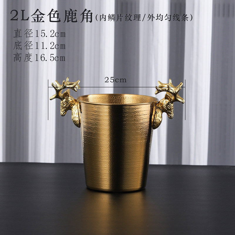2L / Gold Antler Stripe
