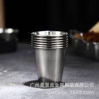 304 Stainless Steel Mini Shot Glass Portable Outdoor Cup for Bar and Travel