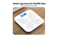 Progress Tracking Charts Smart physique Composition Analyzer Multi-User accounts Smart physique Composition Scale Large Digital Display Weighing Machine Slim Design for Adults, Bathroom, Bedroom