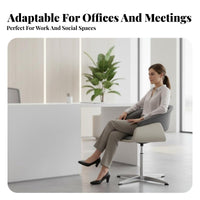 Upholstered Pedestal Chair Adjustable Height Seating Furniture Modern look