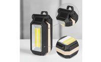 Long-Lasting LED Work Light with Bracket Foldable COB Work Light Rugged Lighting Handsunrestricted for Mechanics, Workshop, Auto Repair, Camping, Emergency