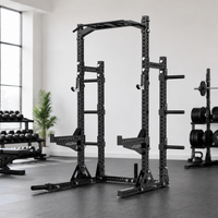 Foldable Squat Rack with Pull-Up Bar, Wall-Mounted Dumbbell Rack for Home, 1000 kg Load Capacity, Space-Saving & Height-Adjustable