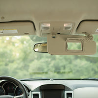 Grey Car Visor Replacement OEM-Style Sun Visor with Mirror OE Standard Auto Parts Easy Installation for Commuters