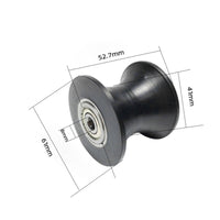 Elliptical Roller Wheel Flanged Elliptical Wheel Replacement Pulley Recessed Smooth for Gym Owners
