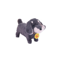 Electric Plush Dachshund Dog Toy with Walking, Sound, and Tail Wagging