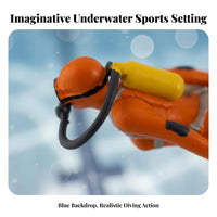 1:64 Scale Diver Figure DIY Sand Table Layout Micro Landscape People Model