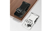 Plated Finish Metal Combination Plate Lock Code Wheel Folding Latch Lock Reset Tool Hardware for Furniture Panels